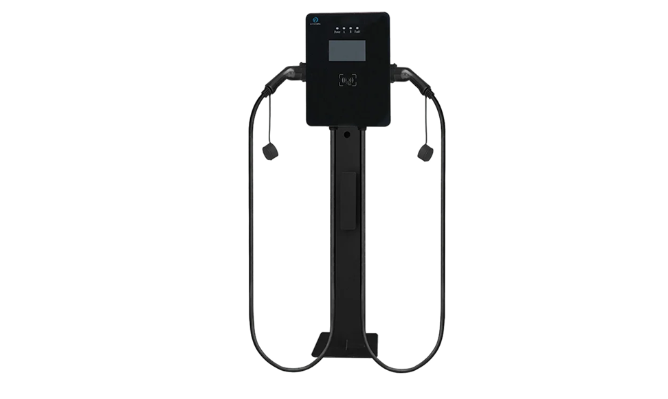 EV Wallbox / Floormount Charging station with 2 connectors or sockets