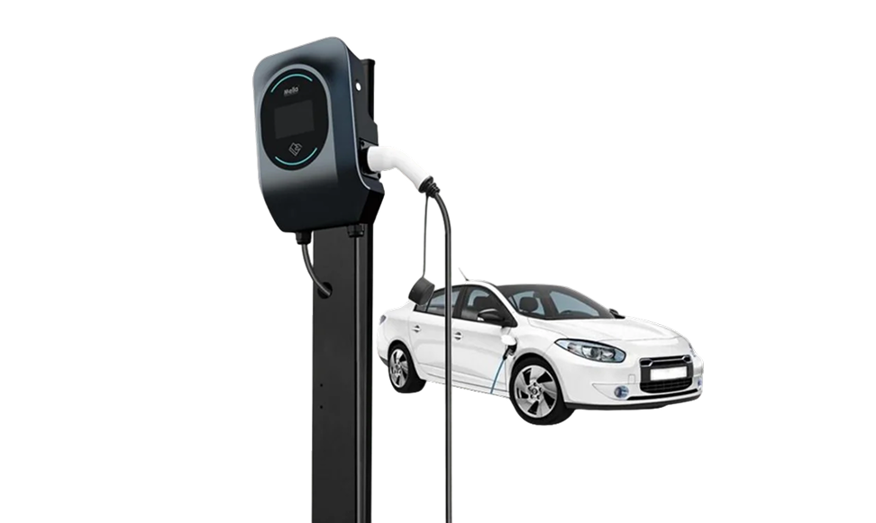 EV Charger Pile Wallbox with Cable