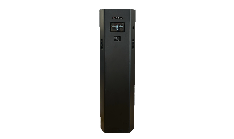 EV Wallbox / Floormount Charging station with 2 connectors or sockets