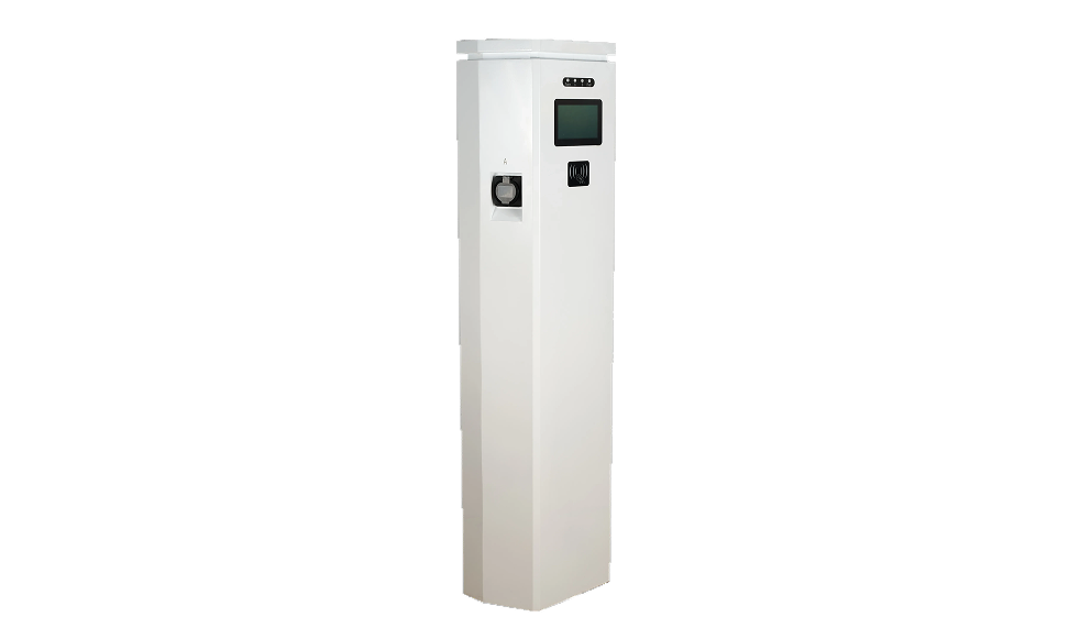 EV Wallbox / Floormount Charging station with 2 connectors or sockets